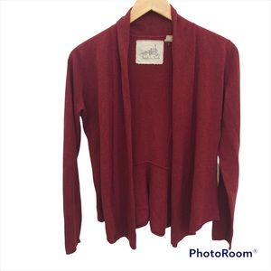 Angel of the North Cascade Cotton Blend Open Cardigan Size S